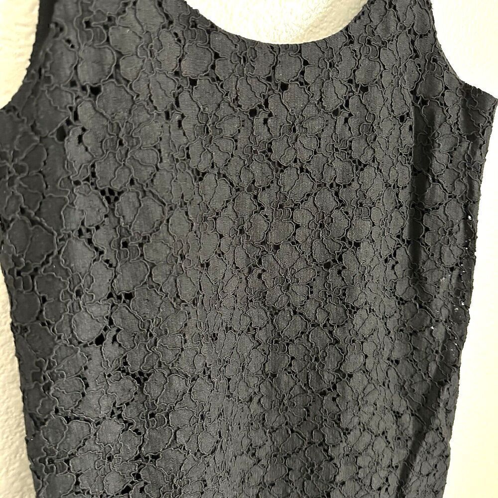 Revolve Blaque Label Dress Womens Size Small Sleeveless Floral Stitched Black - Picture 3 of 5